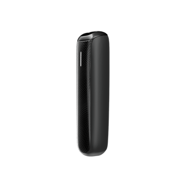 "
Bočni prikaz aksesoara prednje maske Jet Black Augmented Pattern za Ploom AURA uređaj.
"
