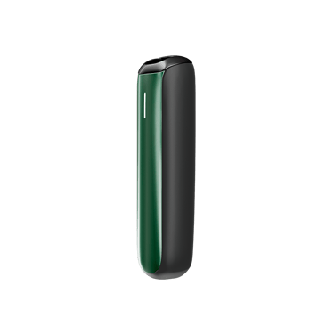 Bočni prikaz Ploom AURA Amazon Green prednje maske