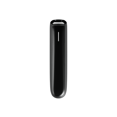 "Prednji pogled na Ploom AURA Jet Black uređaj.

"
