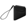 Pogled spreda na zatvorenu Jet Black duo torbicu