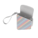 Bočni prikaz prazne i otvorene Multicolored Patterend Canvas duo torbice
