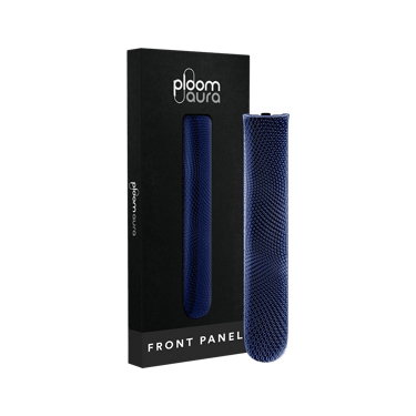 Ploom AURA Front Panel Navy Blue Augmented Pattern pack