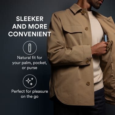 The Ploom AURA device in Navy Blue color is a sleeker and more convenient heated tobacco device.