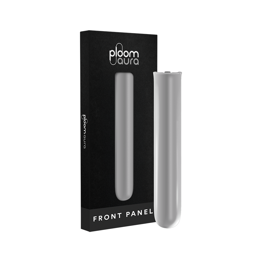 Ploom AURA Front Panel Lunar Silver pack