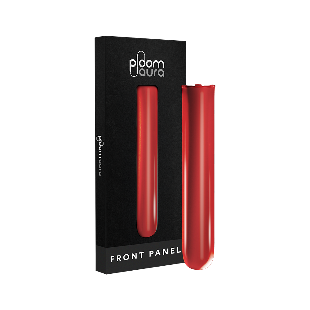 Ploom AURA Front Panel lava red pack