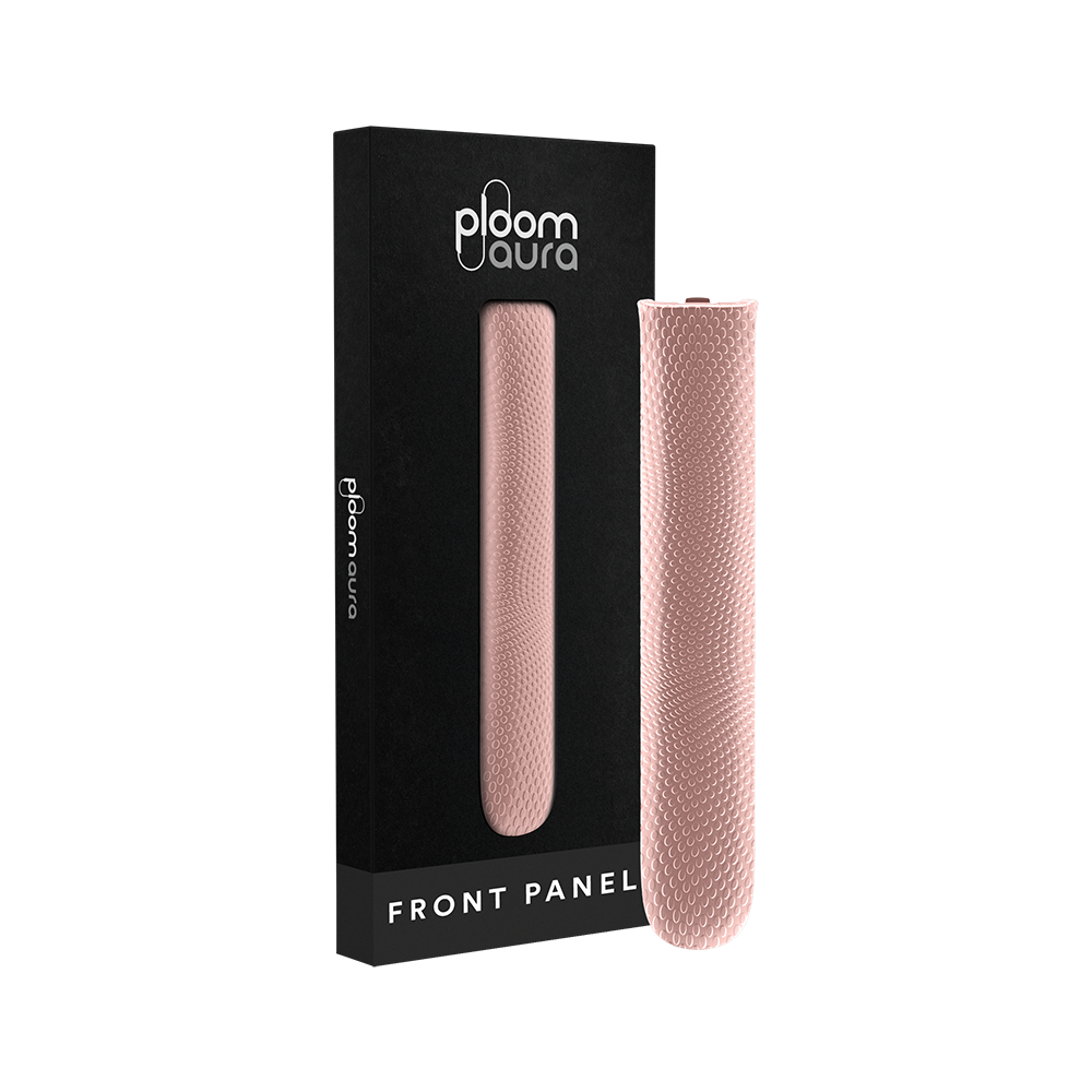 Ploom AURA Front Panel Rose Gold Augmented Pattern pack