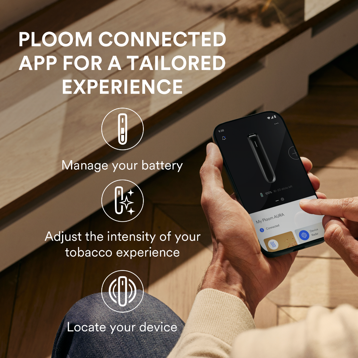 Buy Ploom AURA Jet Black: Slimmer, Smarter Heated Tobacco Device