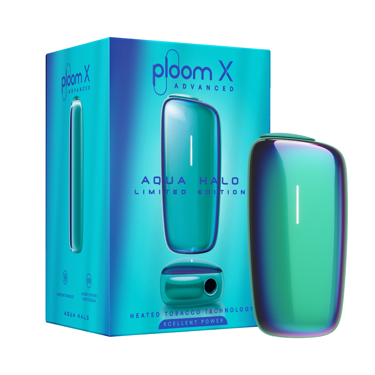 Ploom X Advanced Limited Edition Aqua Halo