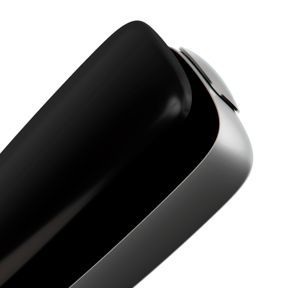 Ploom X Advanced prednji poklopac u Black boji - Slika izbliza
